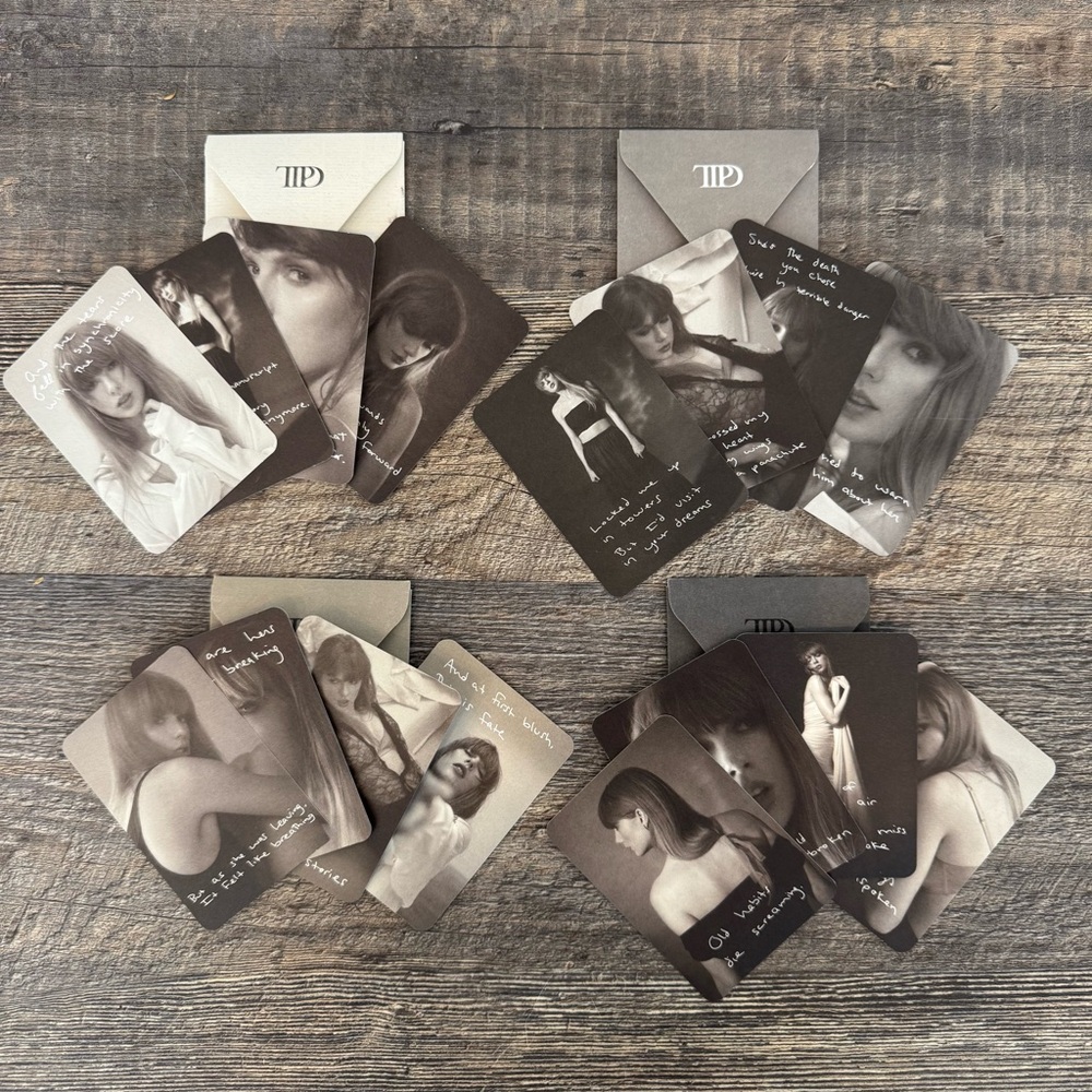 Taylor Swift TTPD Photo Cards